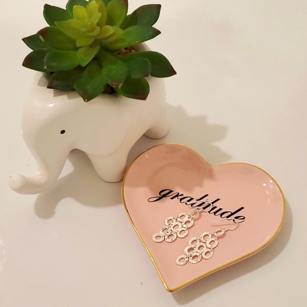 Sterling Silver Dainty Chandelier Earrings